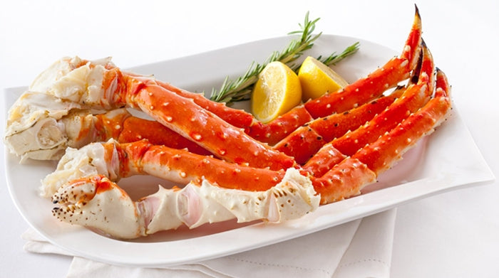 Boiled Alaskan King Crab Legs