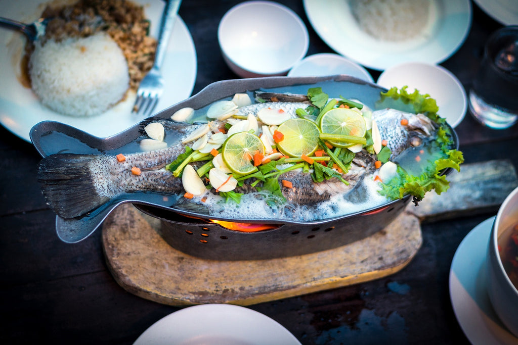 HK Style Steamed Sea Bass
